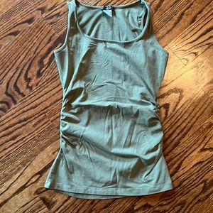 Army, green tank top